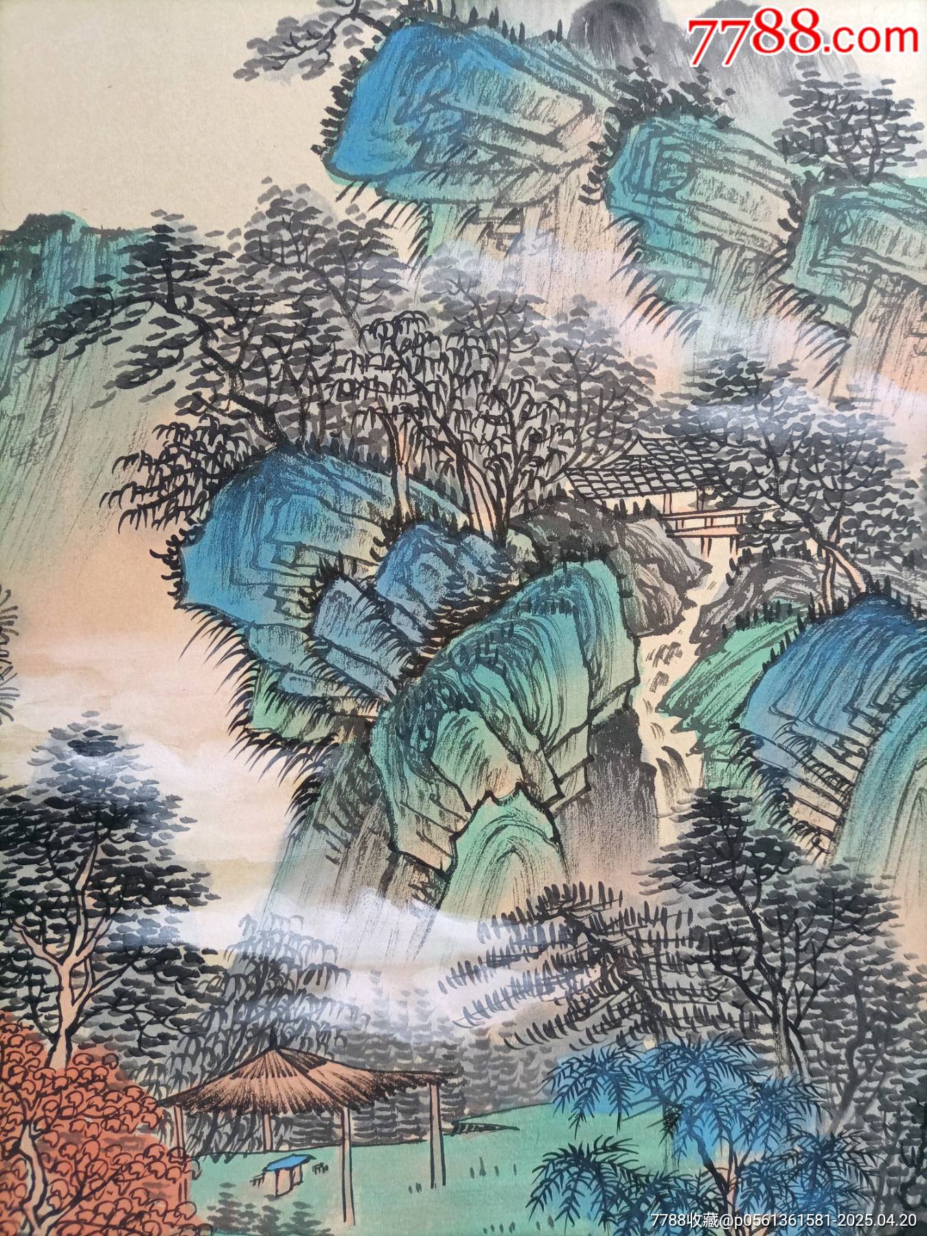 清華大學(xué)教授、中泰國(guó)際文化大使王雨老師作品《溪澗松風(fēng)》帶備案證收藏證書_價(jià)格680元_第5張_