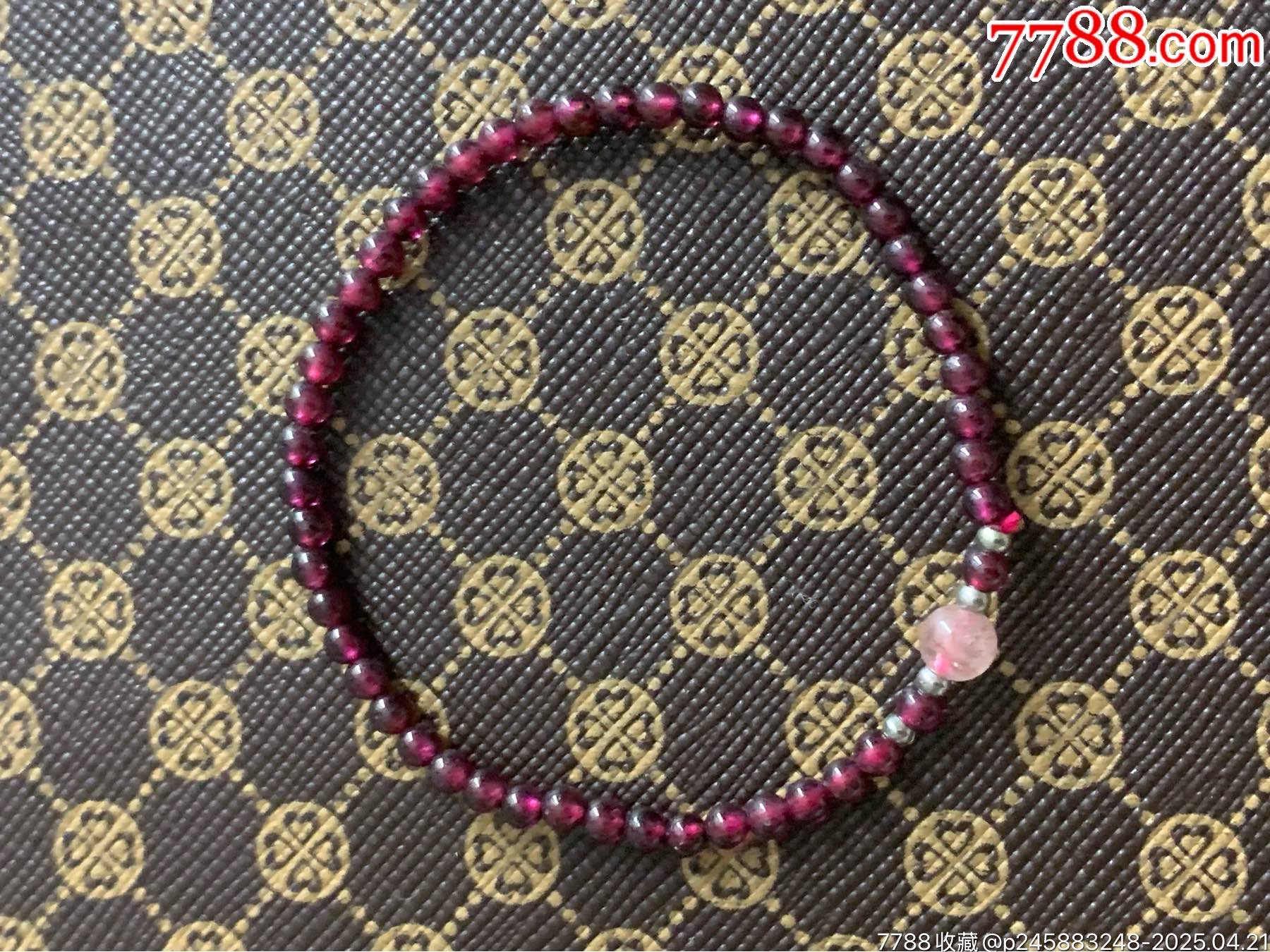 純天然石榴石手串_價格6元_第2張_