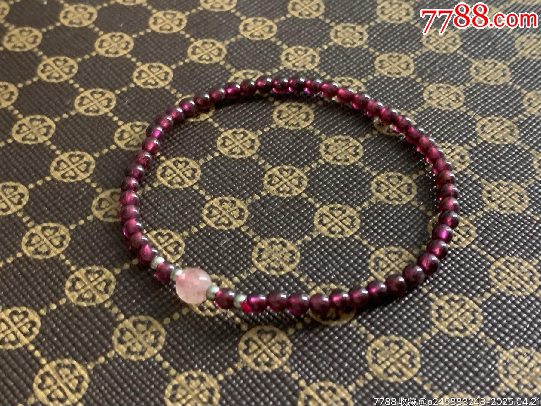 純天然石榴石手串_價格6元_第3張_