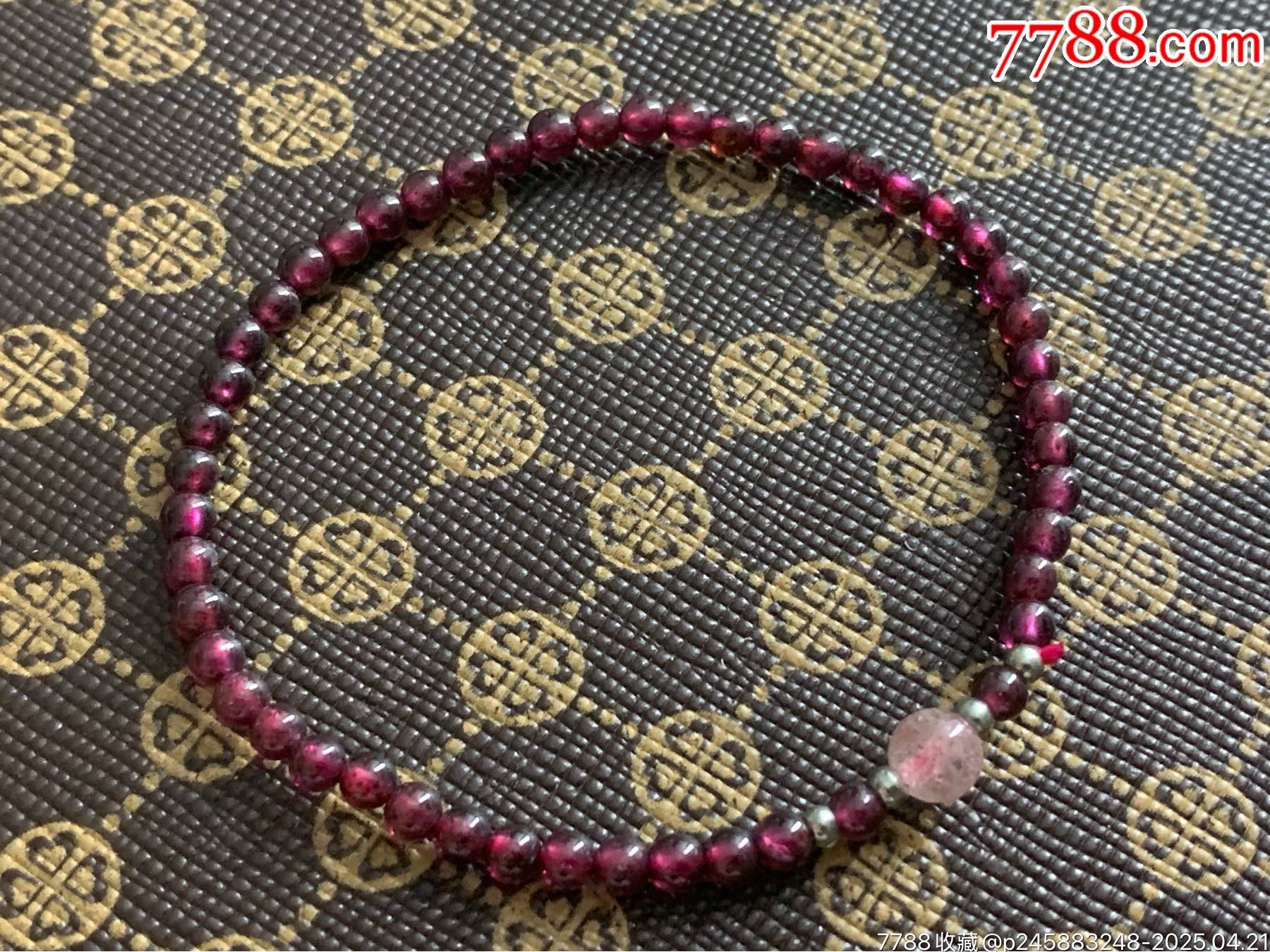 純天然石榴石手串_價格6元_第8張_