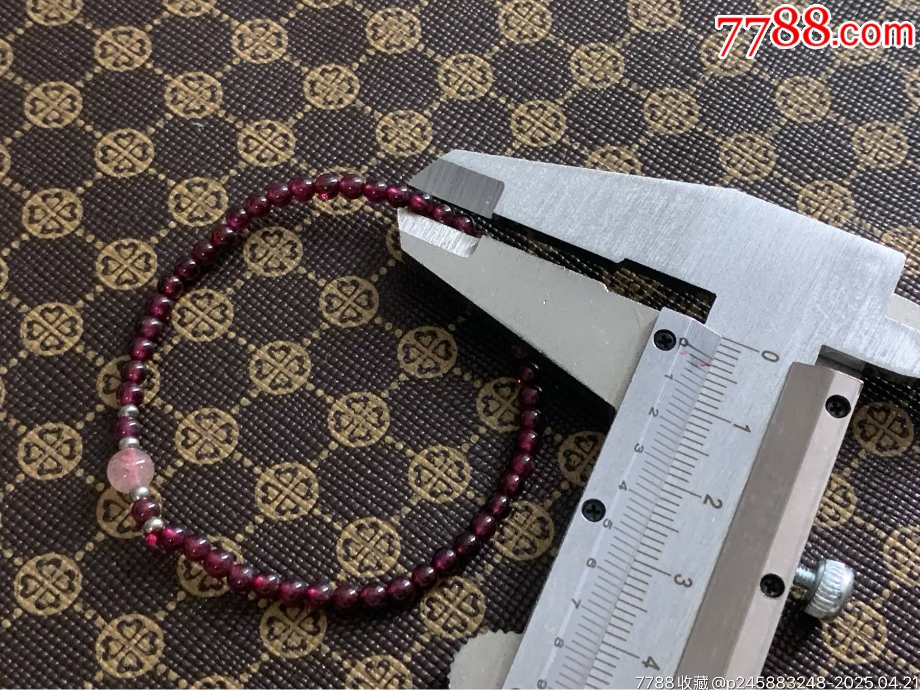 純天然石榴石手串_價格6元_第9張_