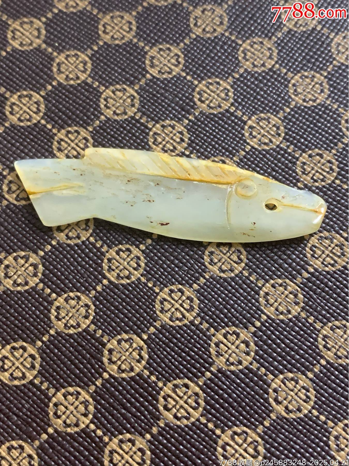 和田玉古玉魚(yú)掛件_價(jià)格20元_第8張_