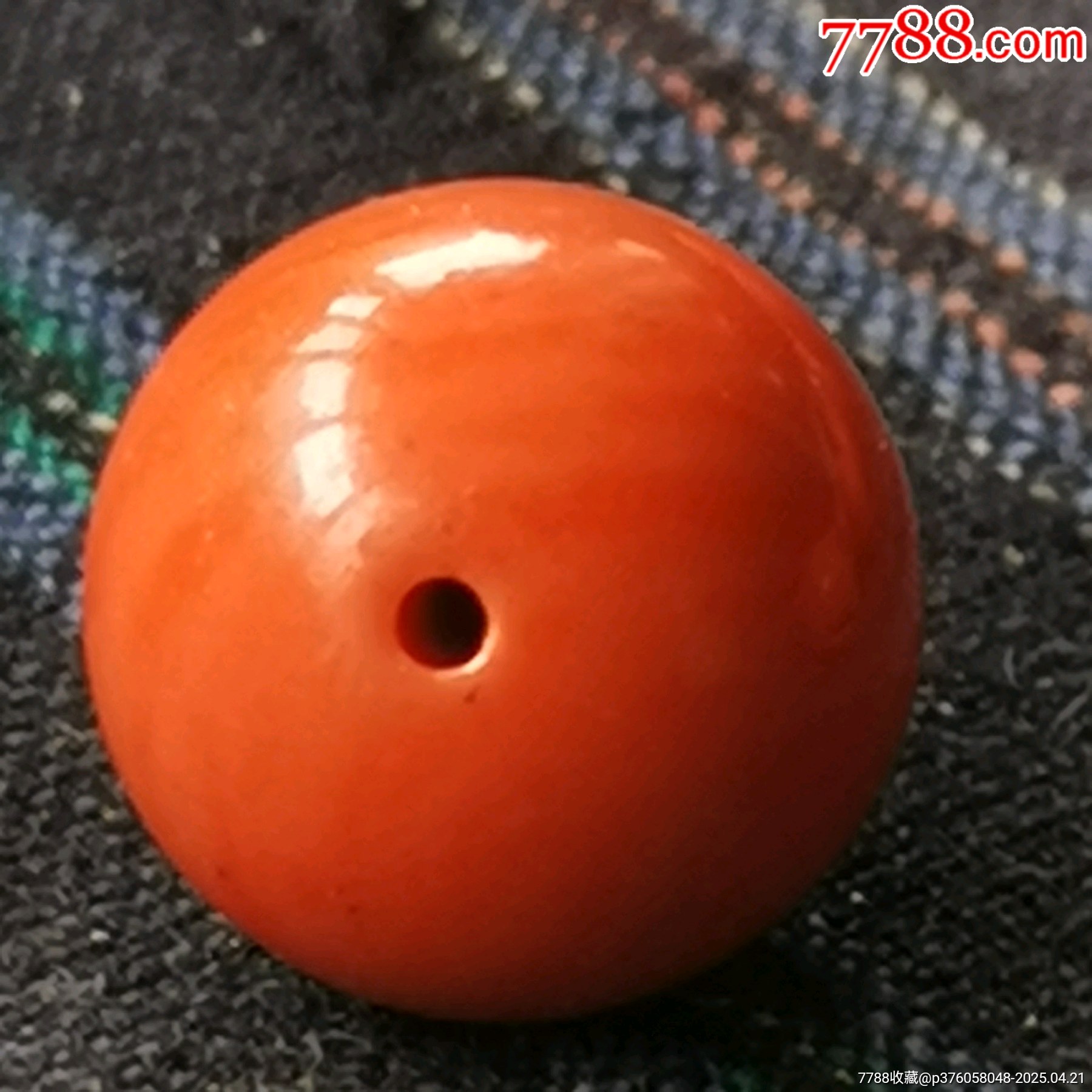 紅色珠子（共1.7顆）_價格128元【嘉禾古玩】_第5張_