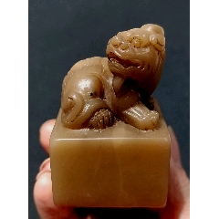 珍藏壽山芙蓉獸鈕閑印，印文:寧?kù)o致遠(yuǎn)，淡泊明志(zc41057486)_點(diǎn)石成金印章