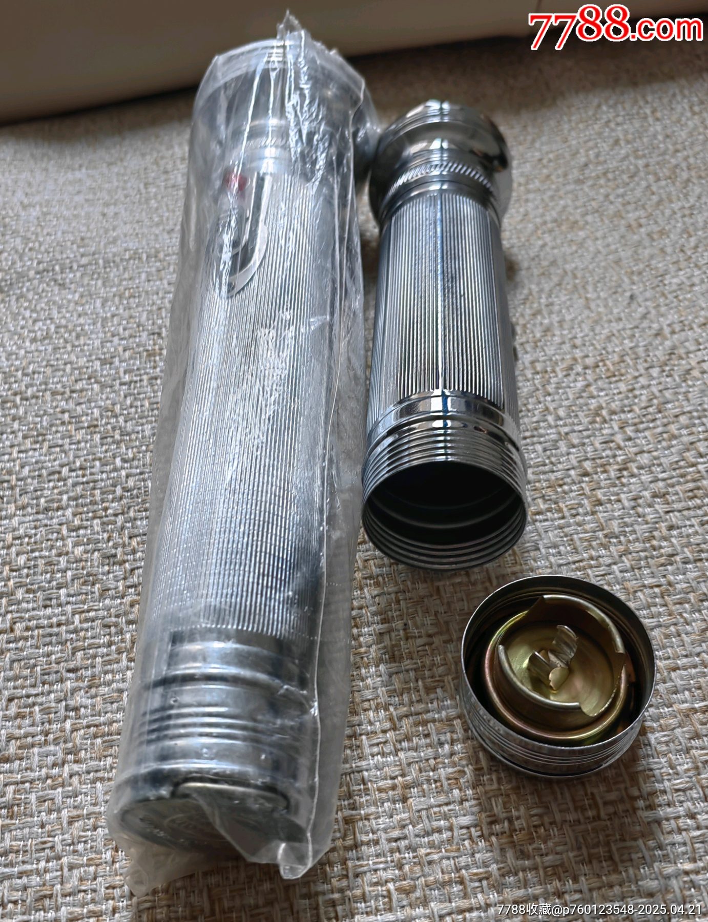 燈泡手電筒，80年代鐵皮手電筒_價格20元【曇花一現(xiàn)店】_第2張_