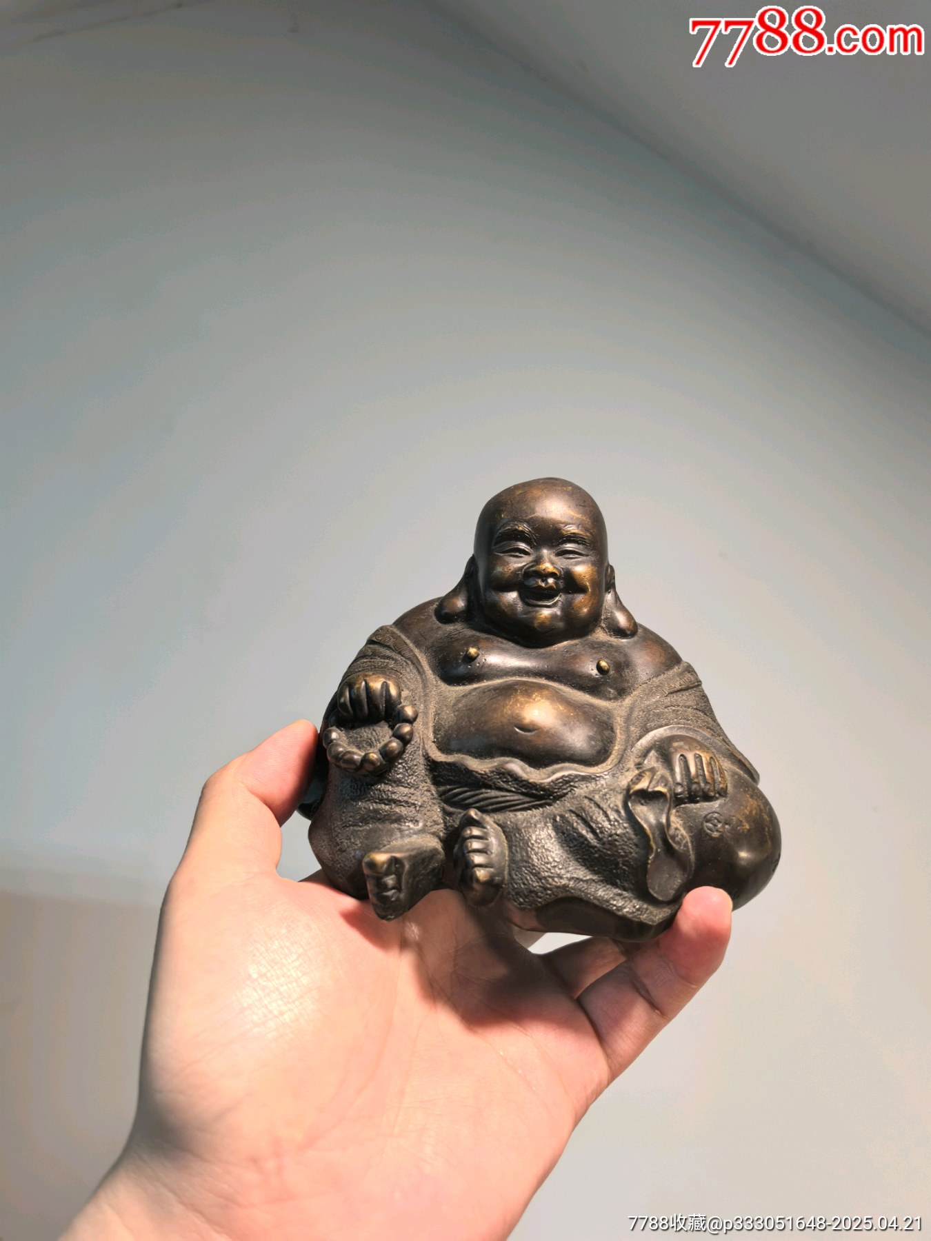 老銅彌勒佛像_價(jià)格101元【蘭馨堂古玩收藏藝術(shù)】_第2張_