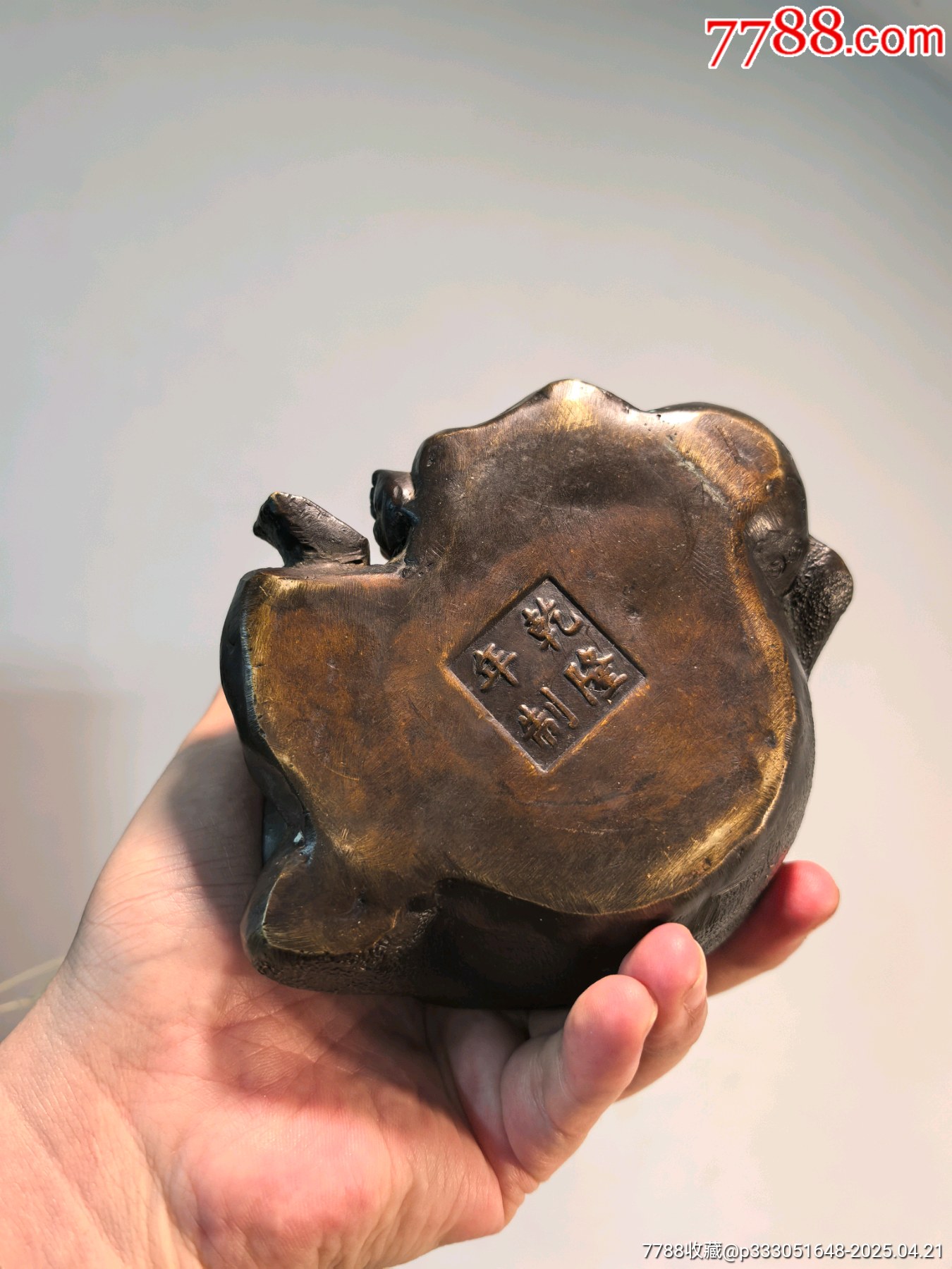 老銅彌勒佛像_價(jià)格101元【蘭馨堂古玩收藏藝術(shù)】_第3張_