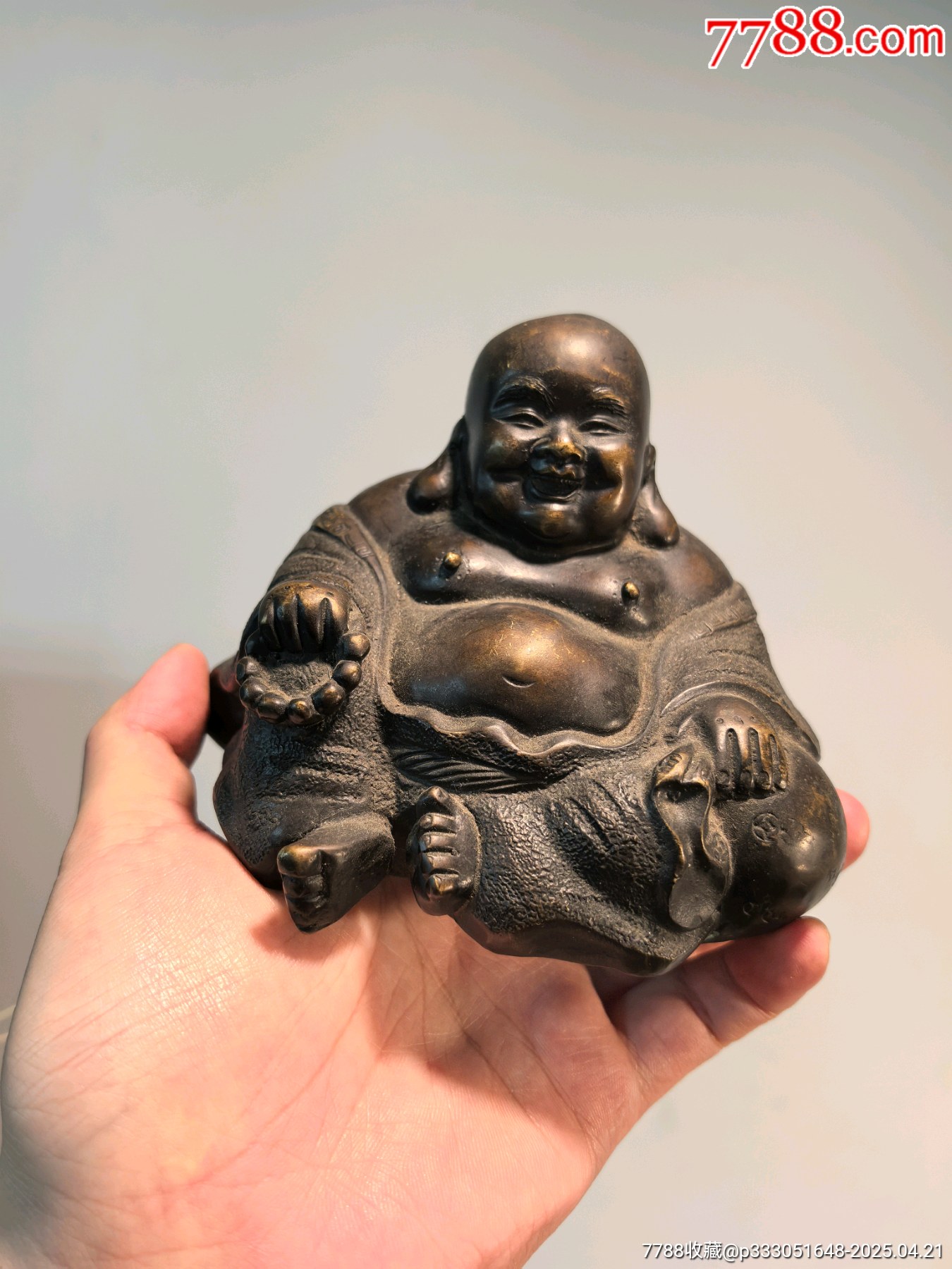 老銅彌勒佛像_價(jià)格101元【蘭馨堂古玩收藏藝術(shù)】_第7張_