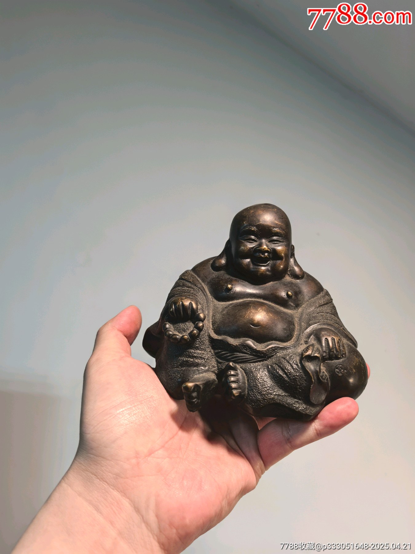 老銅彌勒佛像_價(jià)格101元【蘭馨堂古玩收藏藝術(shù)】_第10張_