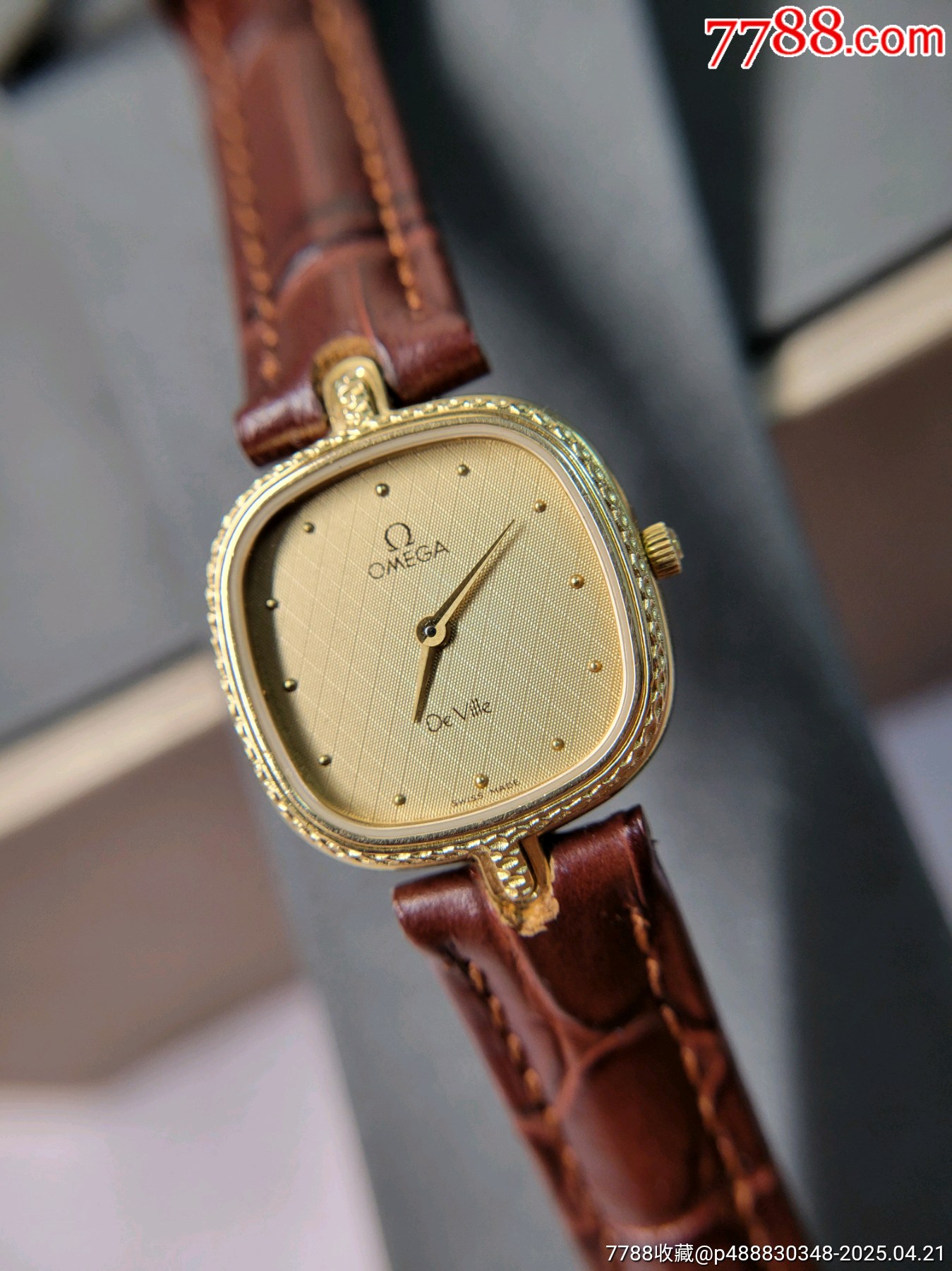 【今時中古】歐米茄omega包金女士石英腕表手表女表_價格3500元_第5張_