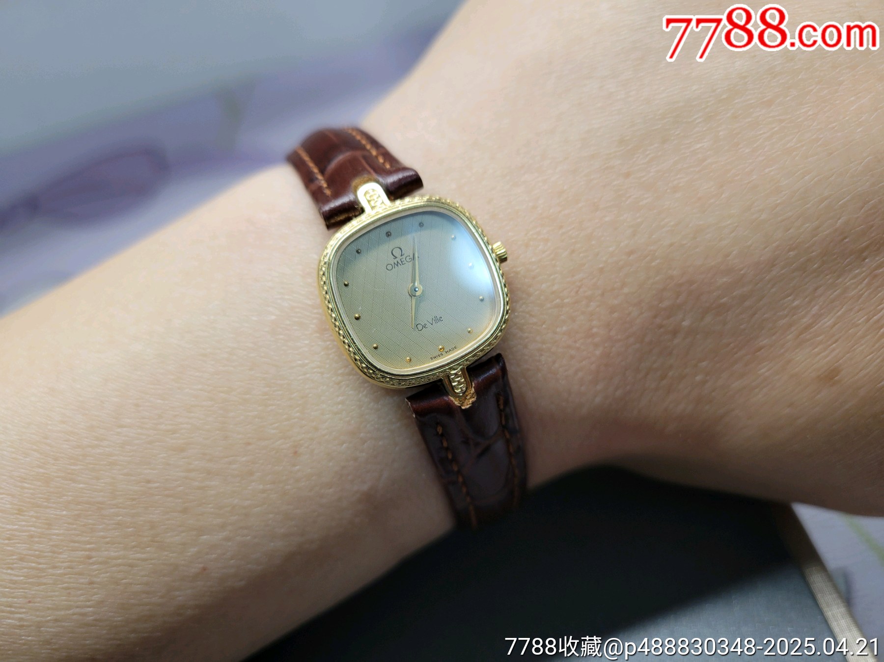 【今時中古】歐米茄omega包金女士石英腕表手表女表_價格3500元_第7張_