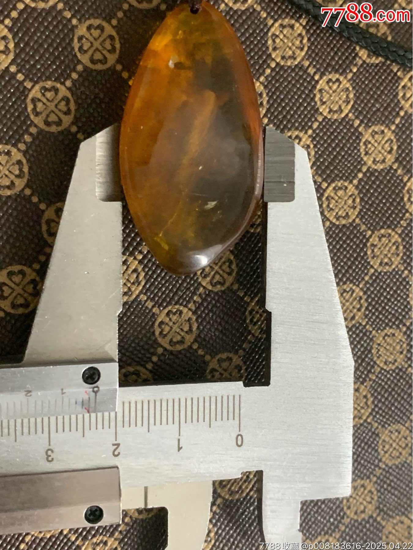 純天然緬甸金珀茶珀吊墜_價(jià)格30元_第7張_