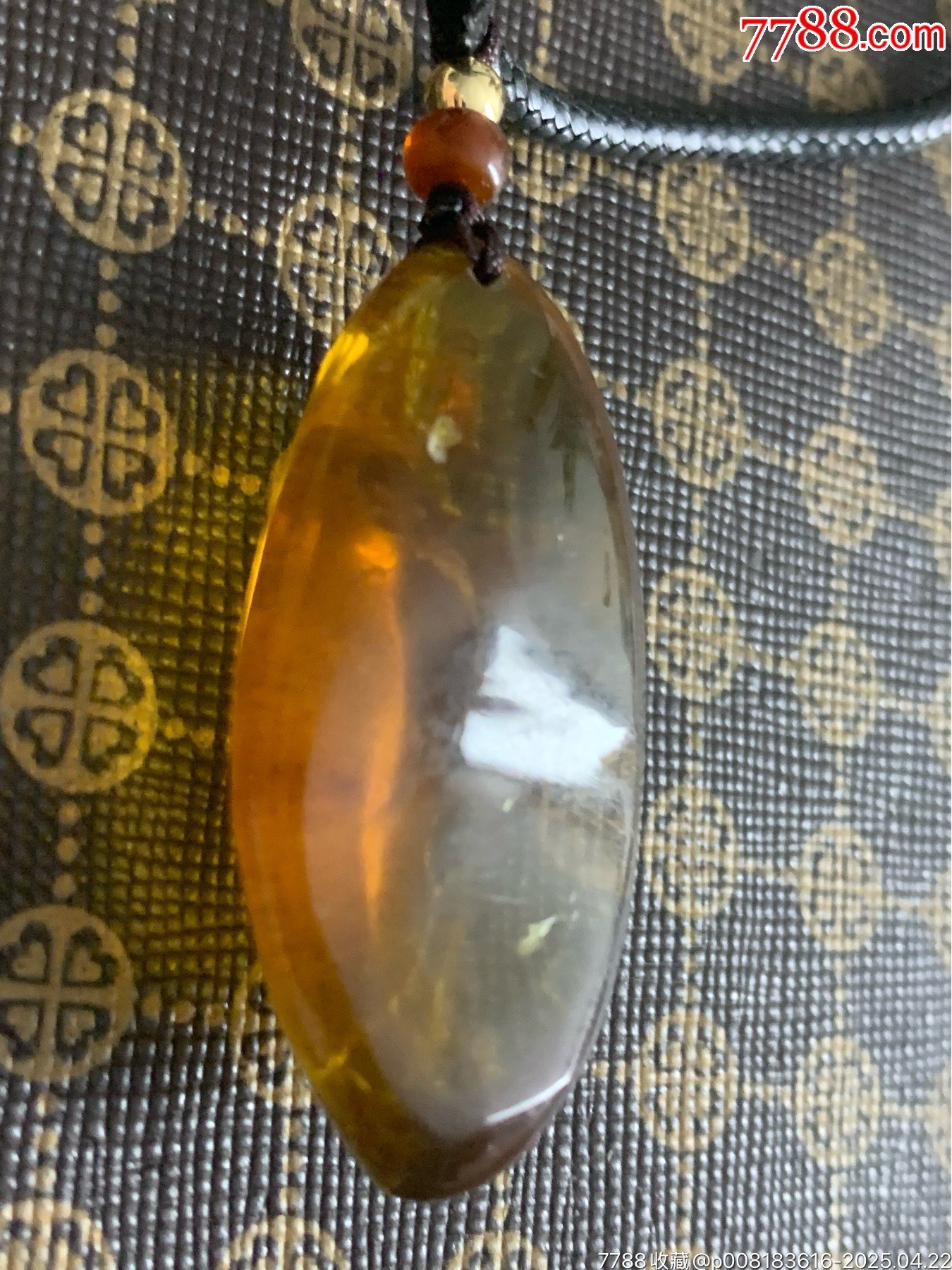 純天然緬甸金珀茶珀吊墜_價(jià)格30元_第9張_