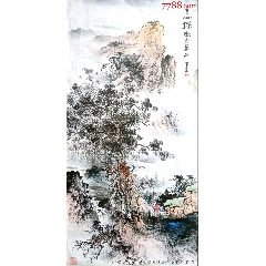 法國(guó)騎士*章獲得者、中國(guó)禪文化學(xué)者、古木禪意畫派創(chuàng)始人王墨生作品《云山探幽》