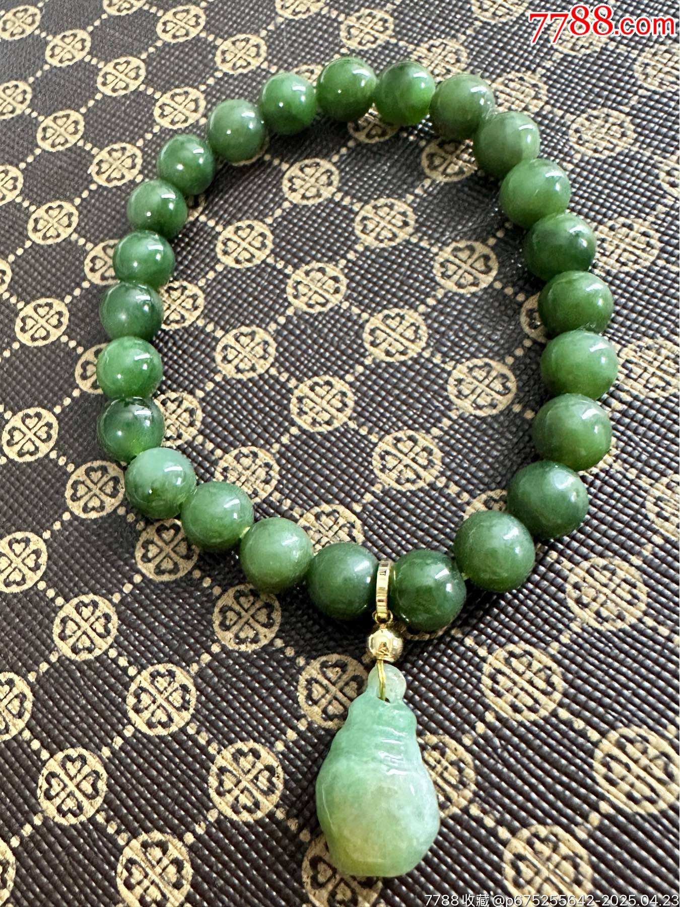 純天然碧玉手串_價格61元_第1張_