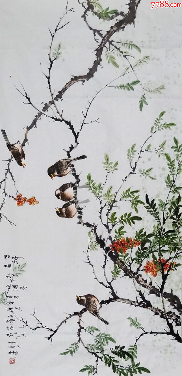 國(guó)家一級(jí)美術(shù)師、知名畫(huà)家李玉夕作品：吉瑞圖_價(jià)格540元_第1張_