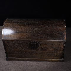 花梨木鼓面百寶箱大箱，(au41073834)_子健老貨