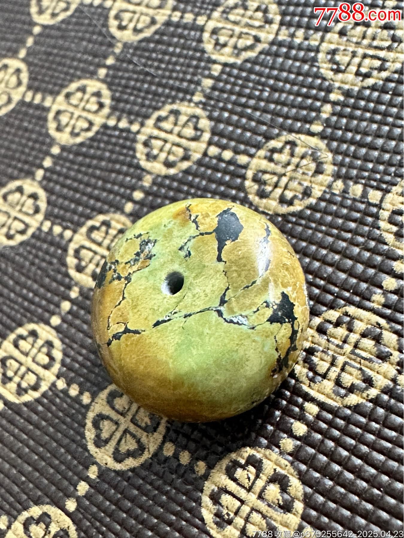 純天然綠松石鼓珠平安扣_價(jià)格11元_第8張_