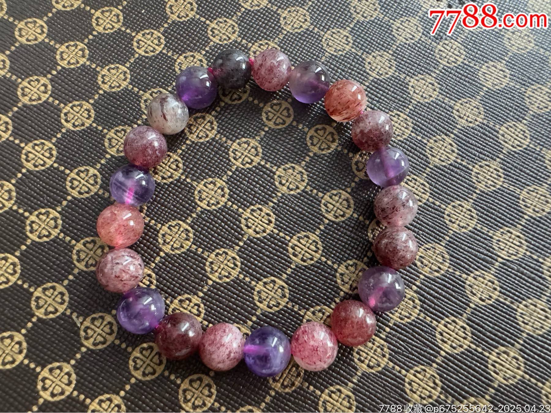 純天然紫超七水晶手串_價格20元_第4張_