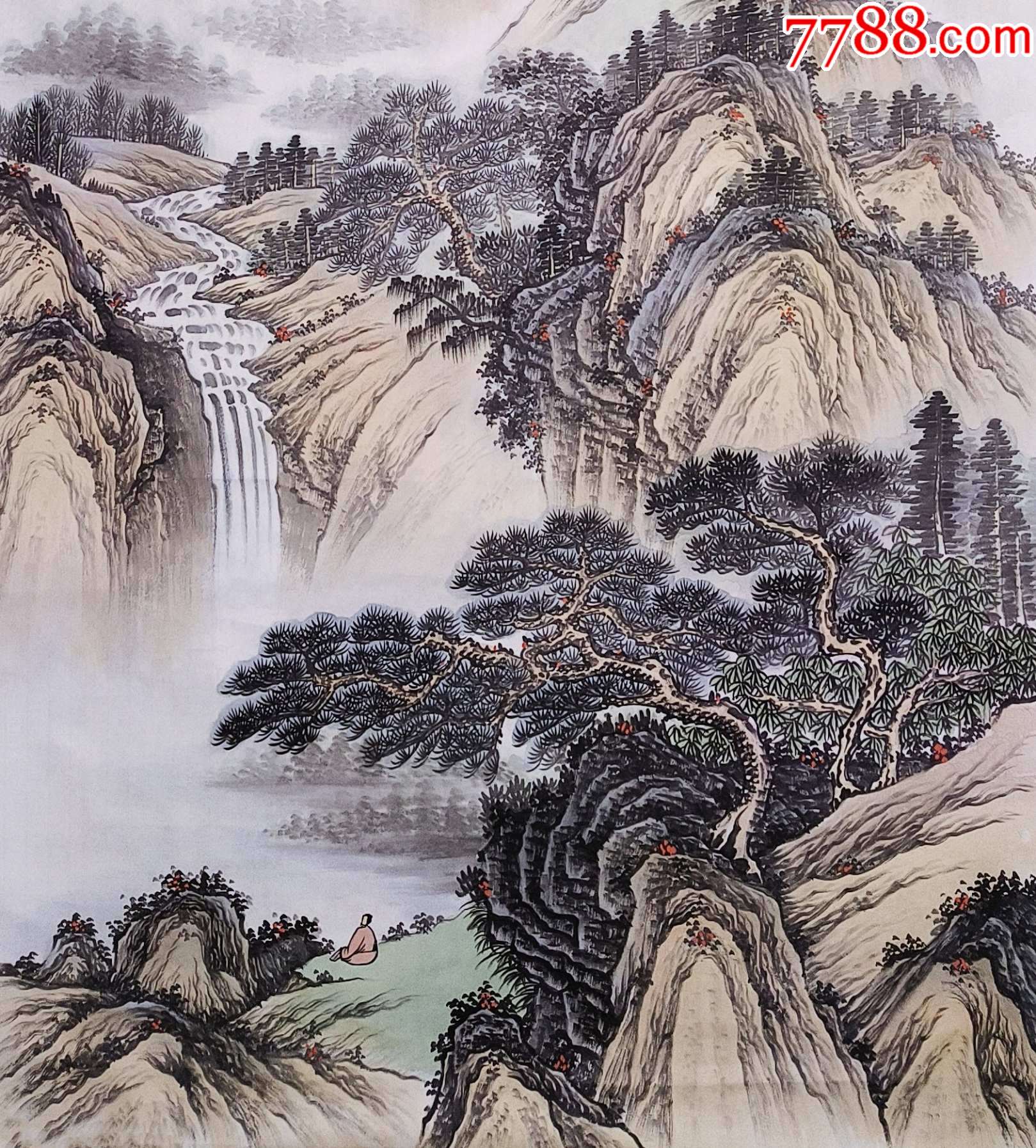 潛力股畫家游塵（王成政）作品：清泉雅韻_價(jià)格305元_第3張_