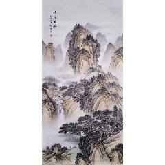 潛力股畫(huà)家游塵（王成政）作品：清泉雅韻