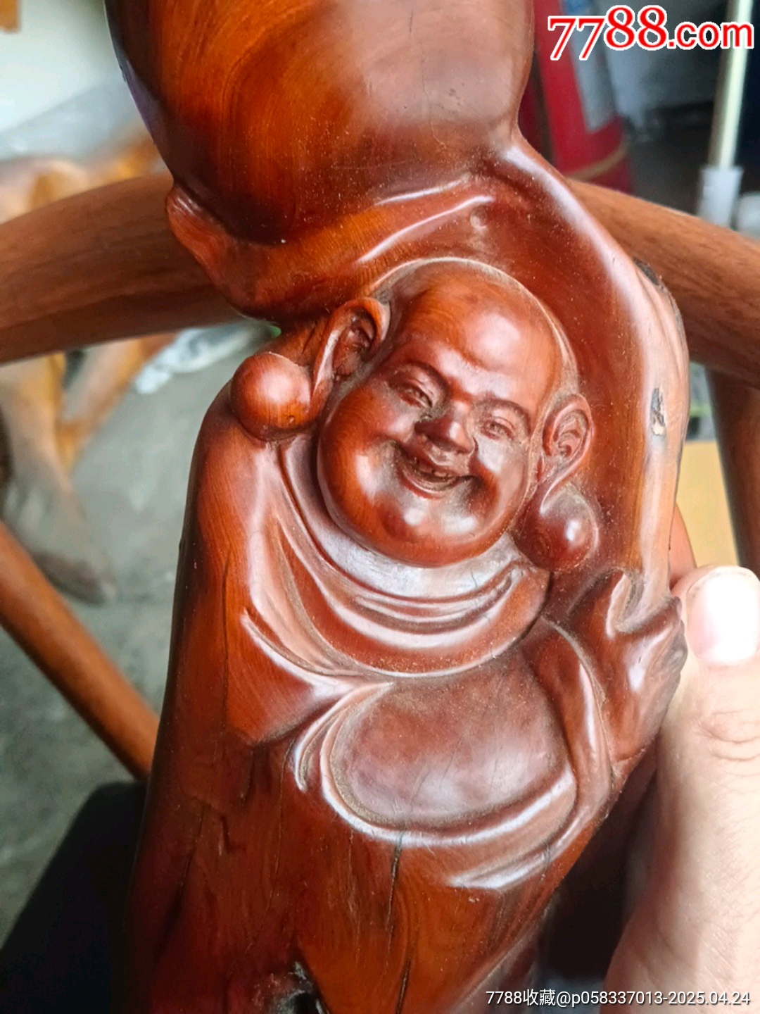 崖柏快樂財神_價格880元【宋前藝術(shù)品】_第1張_