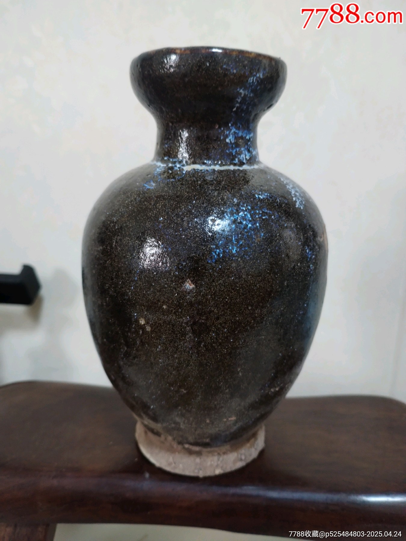 涂山窯黑釉帶窯變_價格399元_第1張_