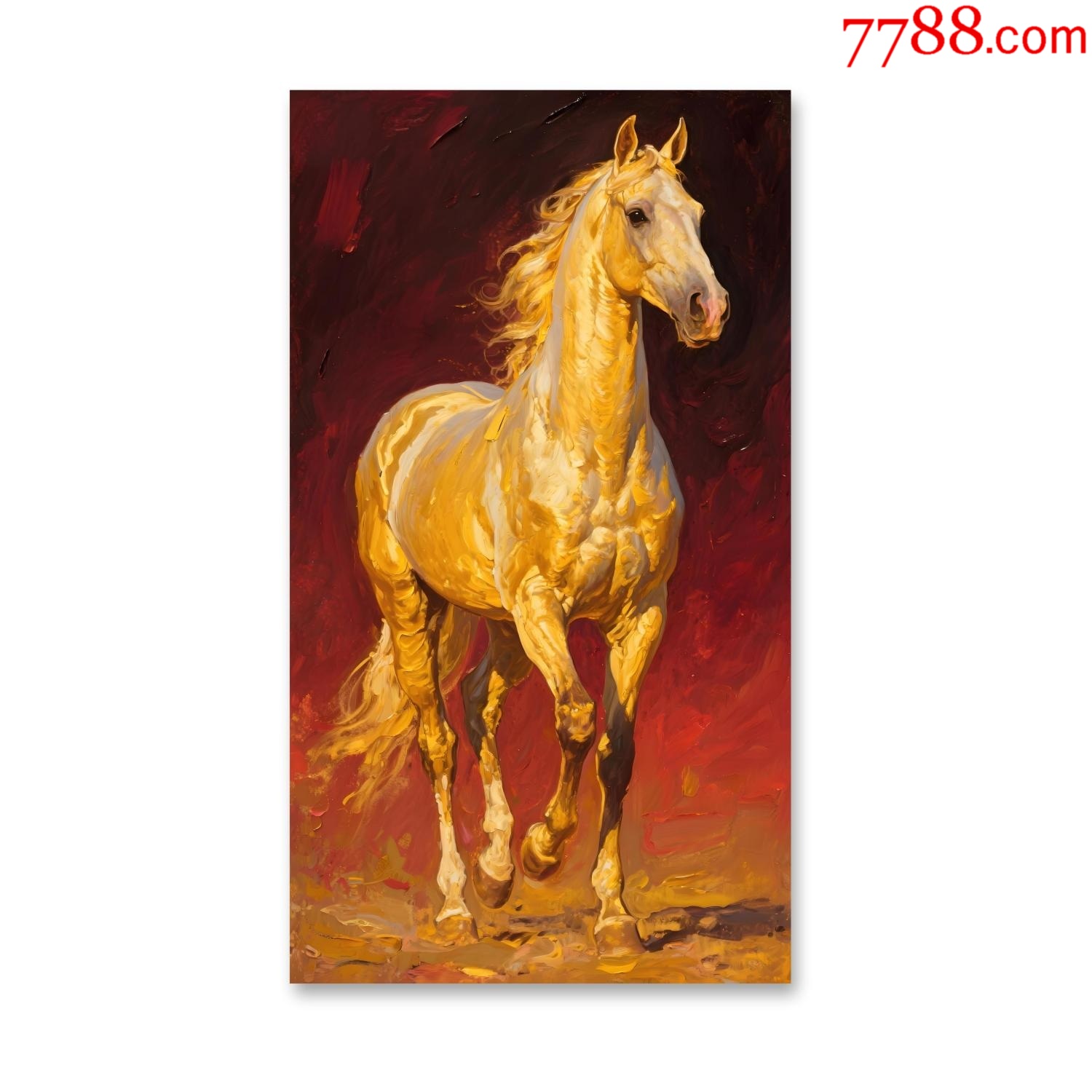 動物油畫原創(chuàng)作品_價格200元_第1張_