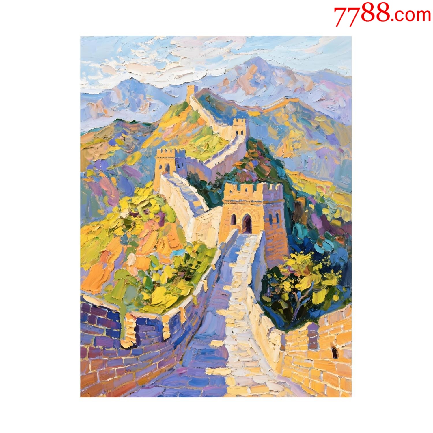 風景油畫原創(chuàng)作品_價格50元_第1張_