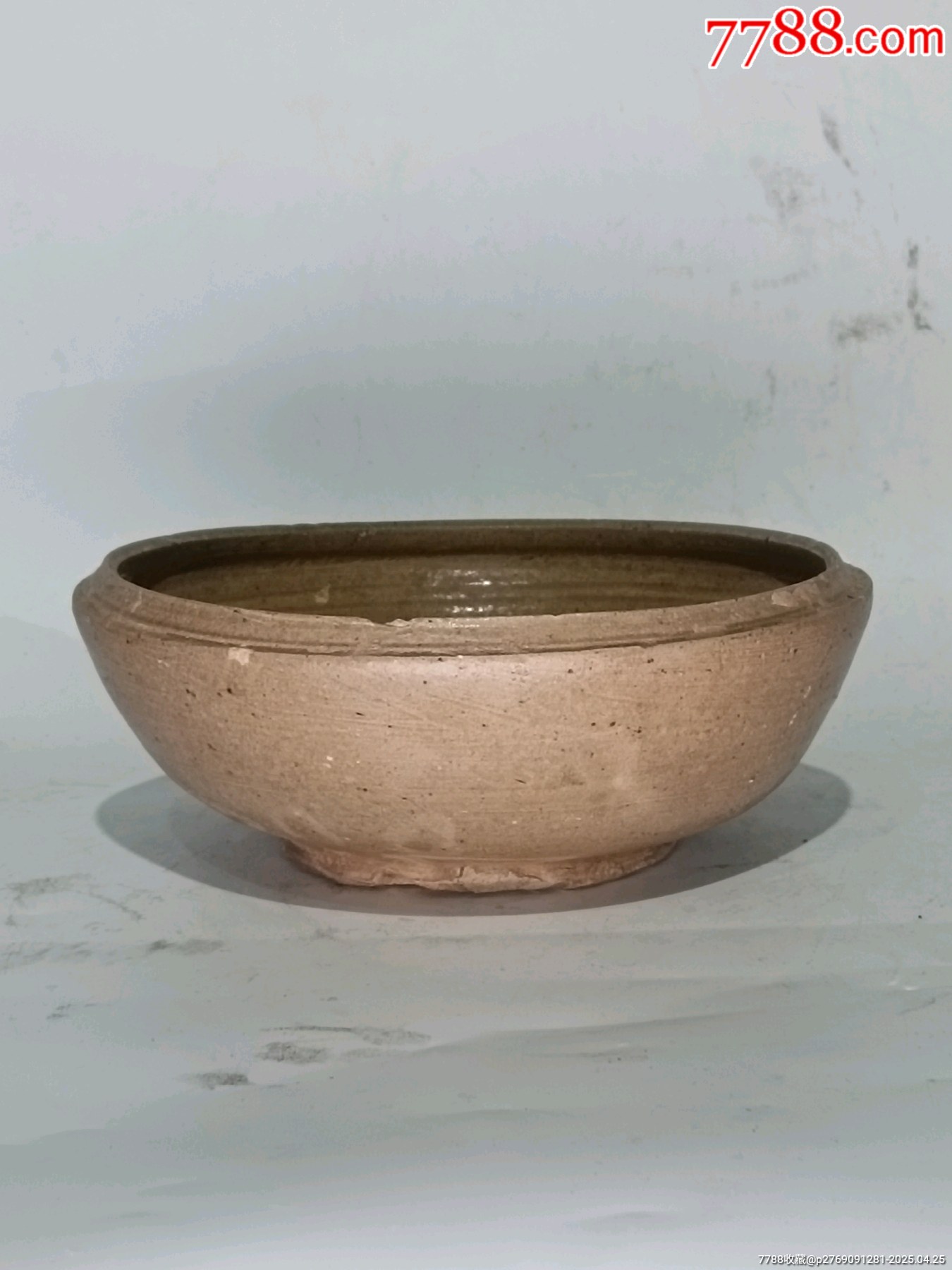 清朝青黃釉缽_價(jià)格625元_第1張_