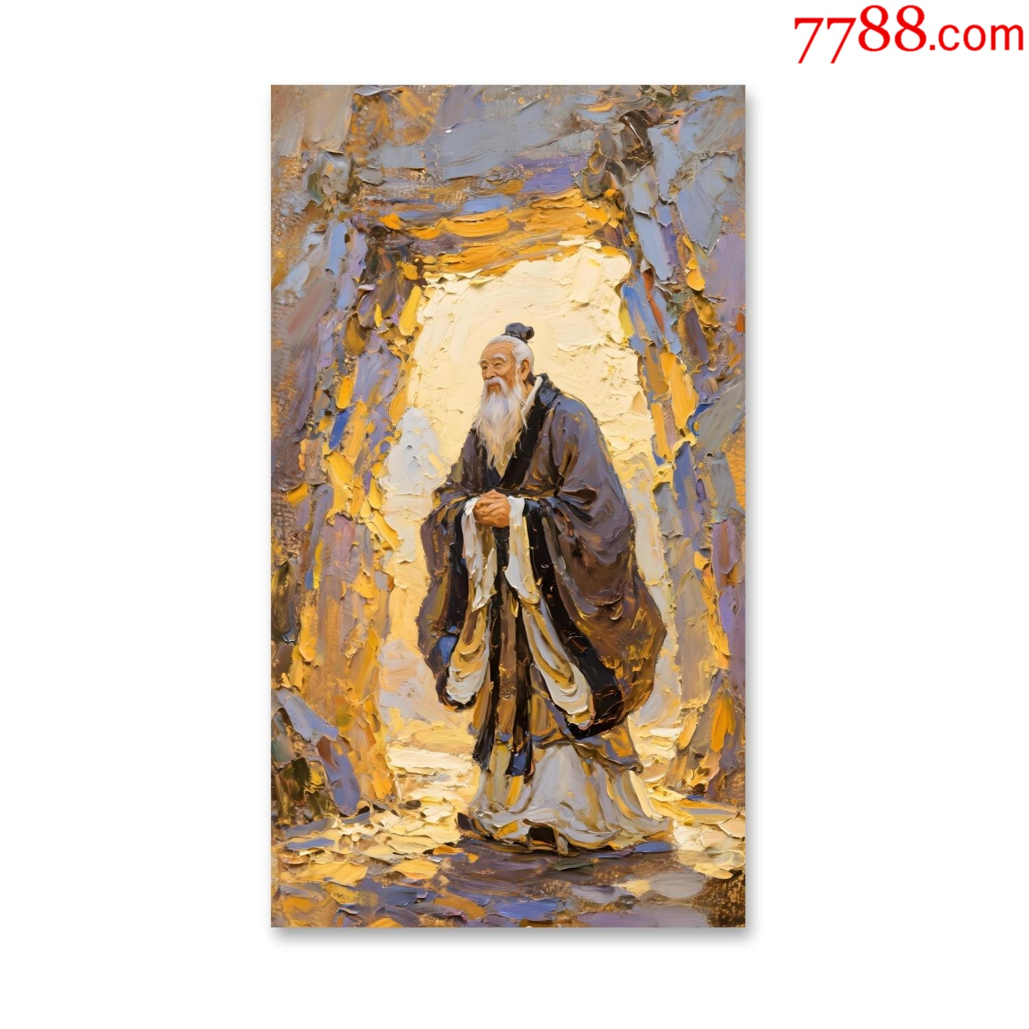 人物油畫原創(chuàng)作品_價格100元_第1張_