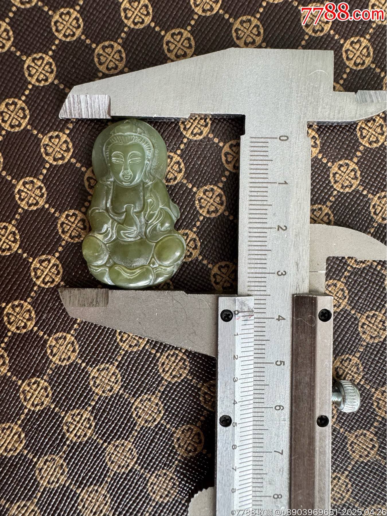 純天然和田玉觀音_價格17元_第6張_