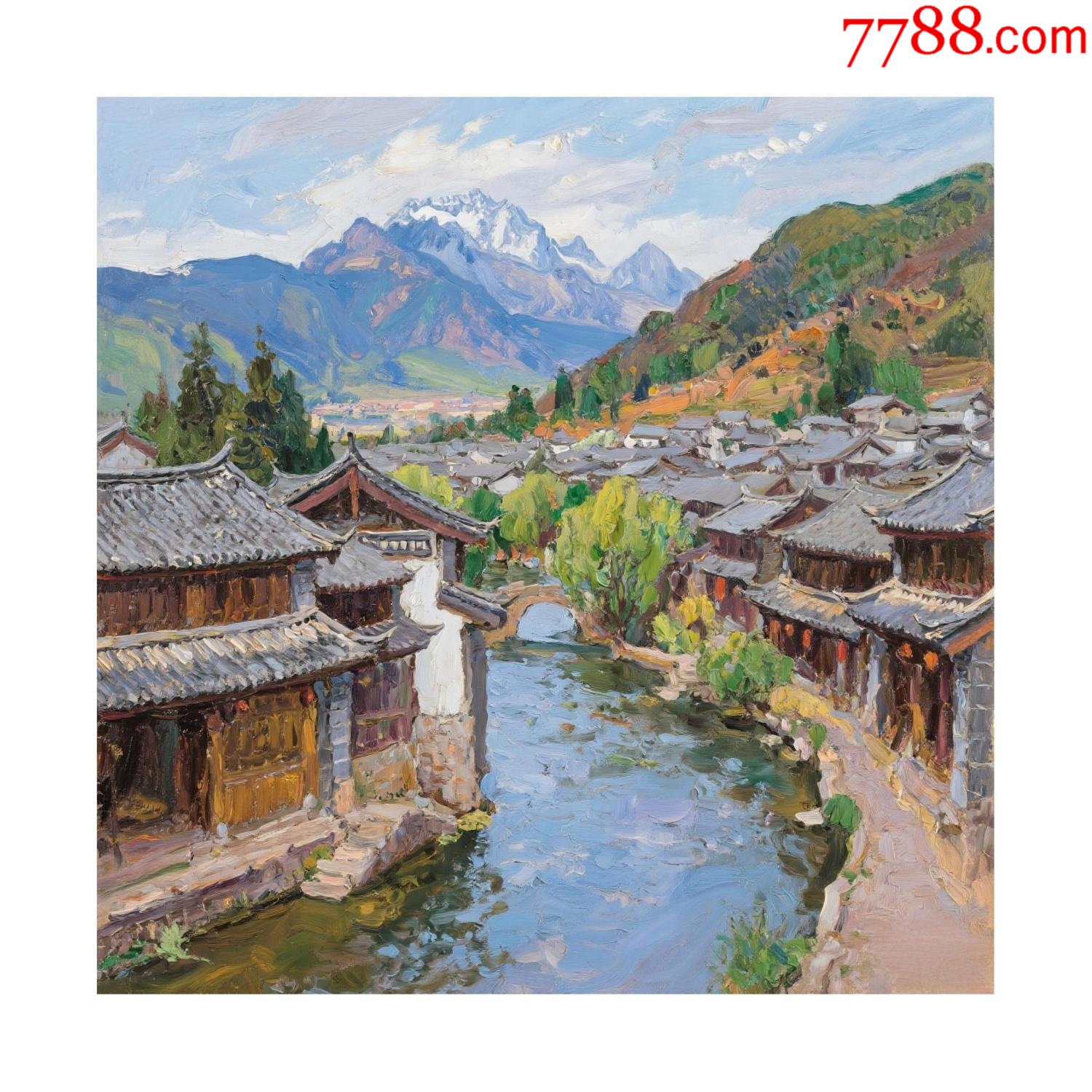 風(fēng)景油畫原創(chuàng)作品_價(jià)格50元_第1張_