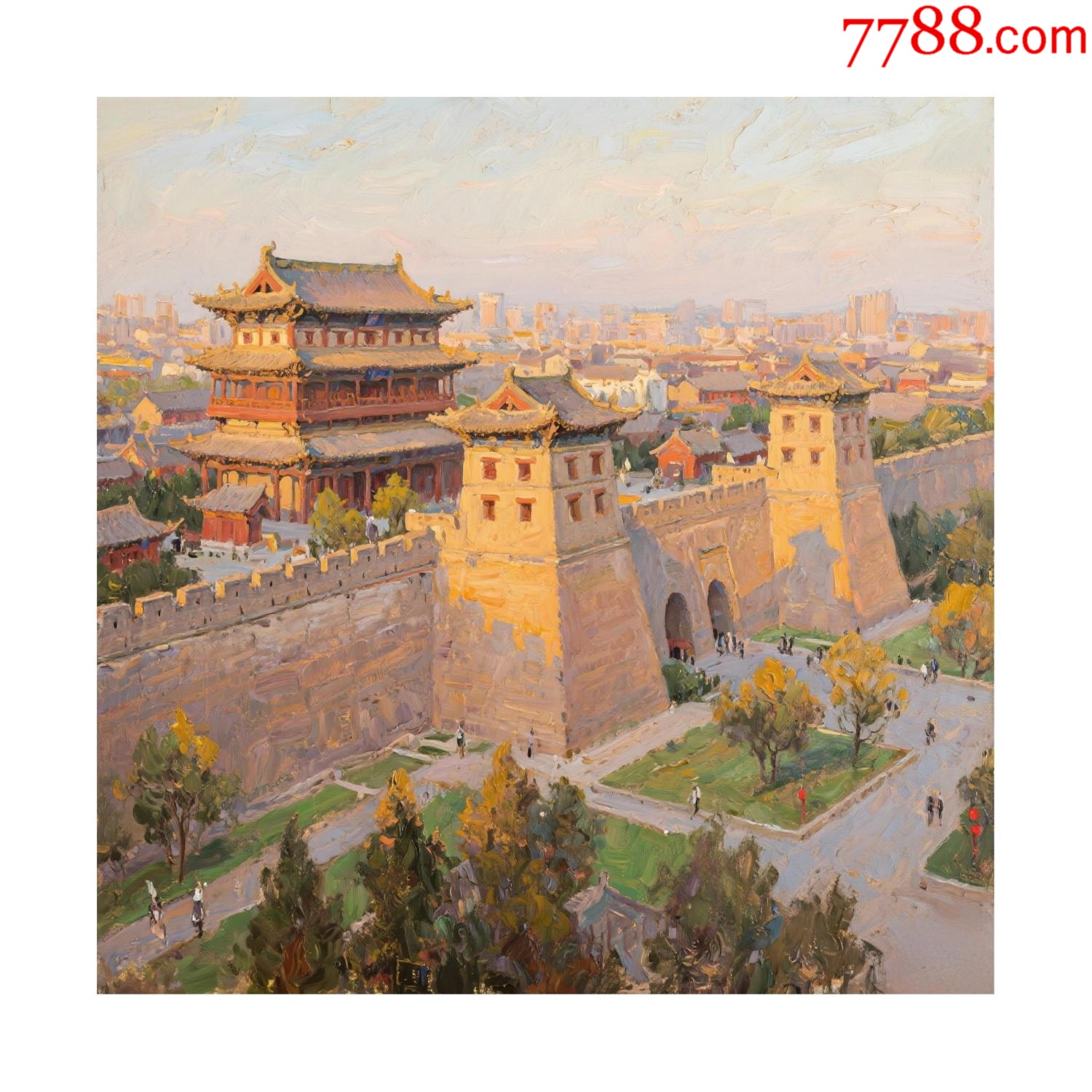 風(fēng)景油畫原創(chuàng)作品_價格75元_第1張_