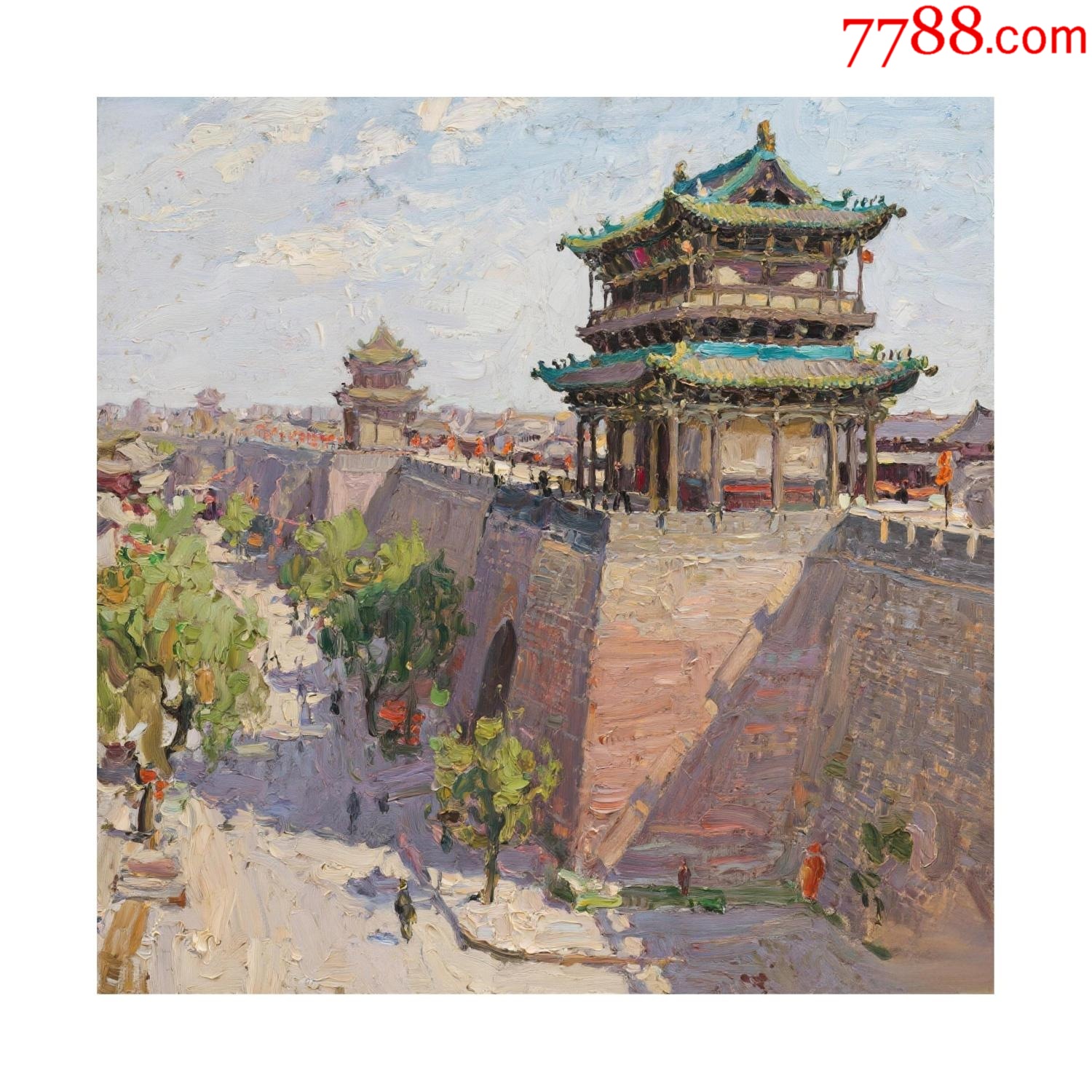 風景油畫原創(chuàng)作品_價格75元_第1張_
