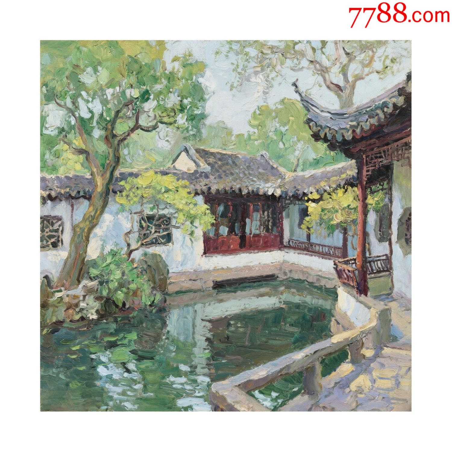 風(fēng)景油畫(huà)原創(chuàng)作品_價(jià)格50元_第1張_