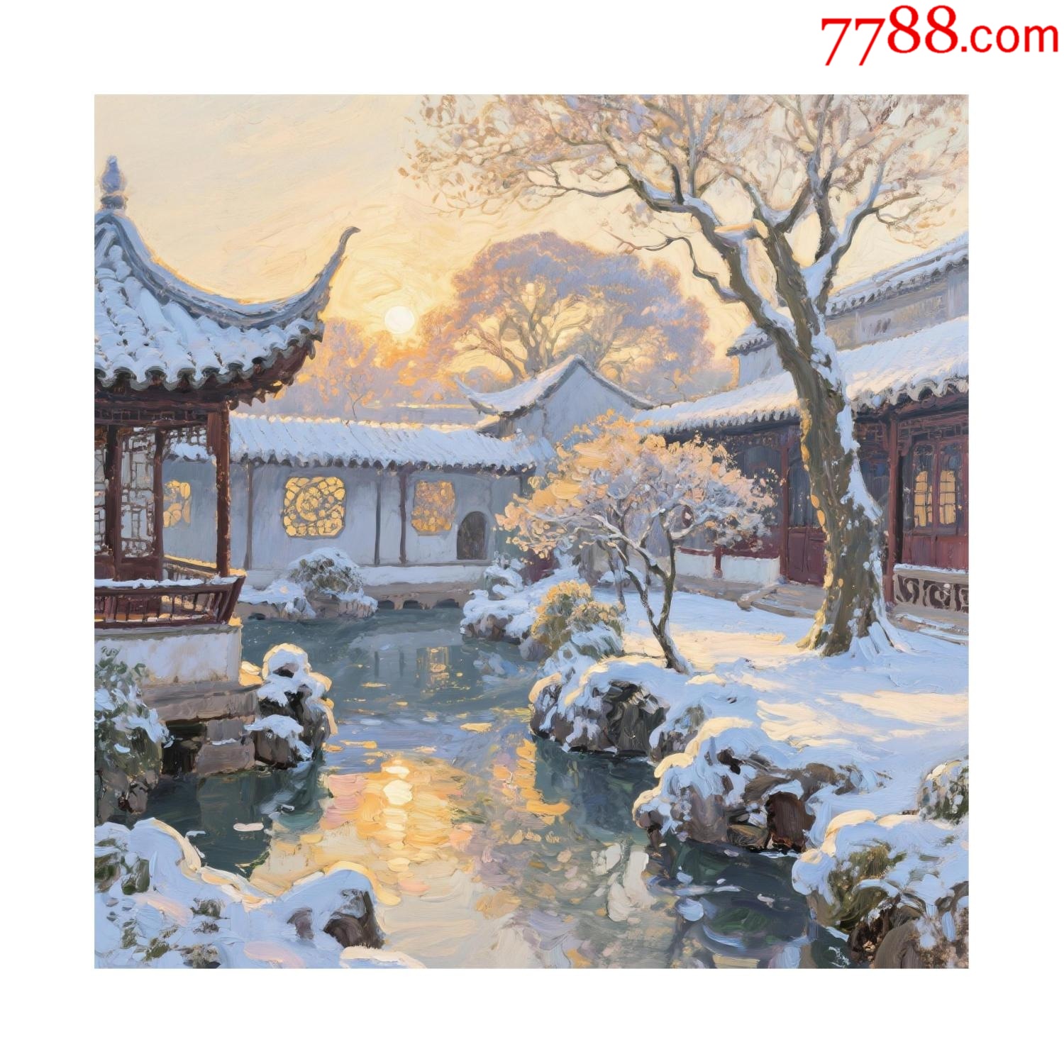 風(fēng)景油畫(huà)原創(chuàng)作品_價(jià)格125元_第1張_