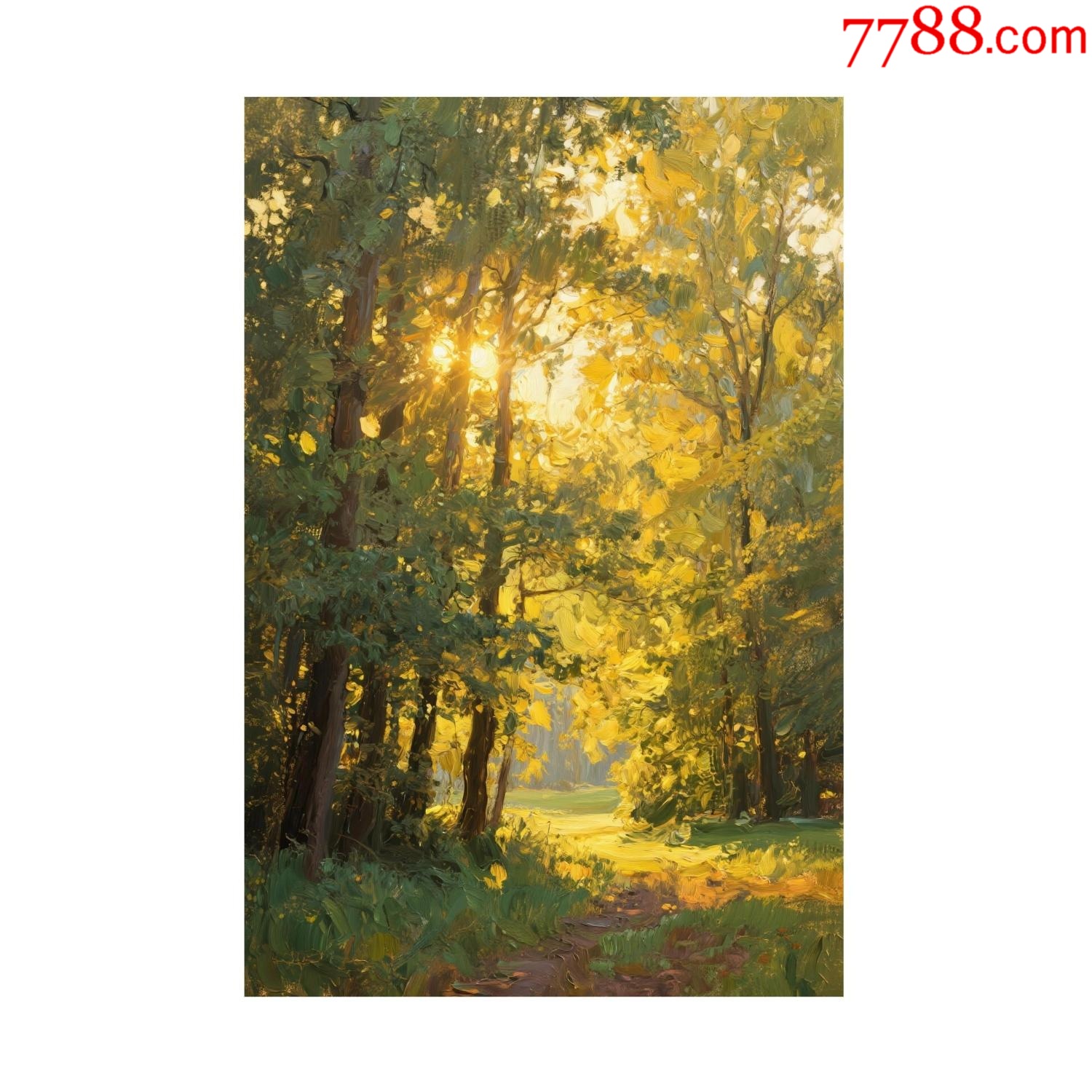 風(fēng)景油畫(huà)原創(chuàng)作品_價(jià)格100元_第1張_