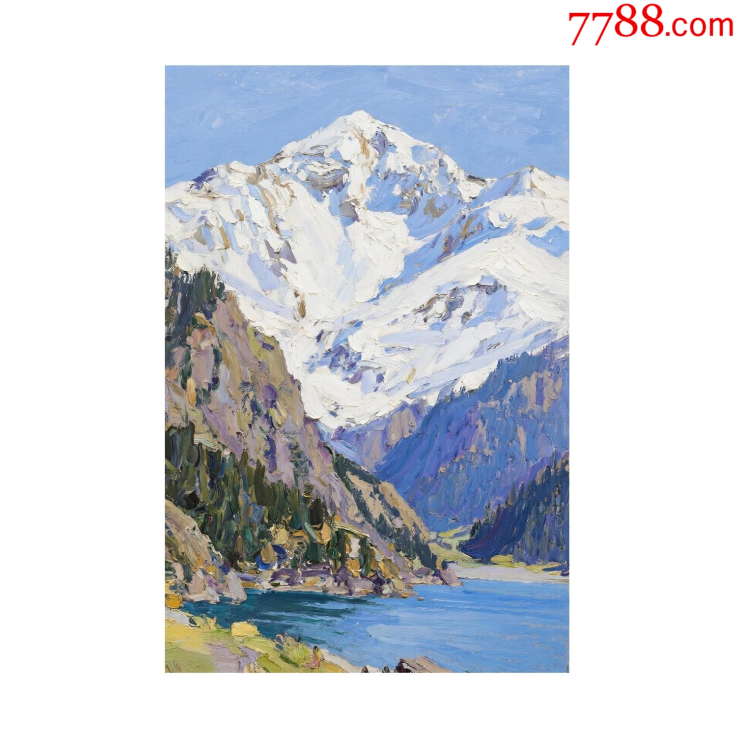 風(fēng)景油畫原創(chuàng)作品_價格100元_第1張_