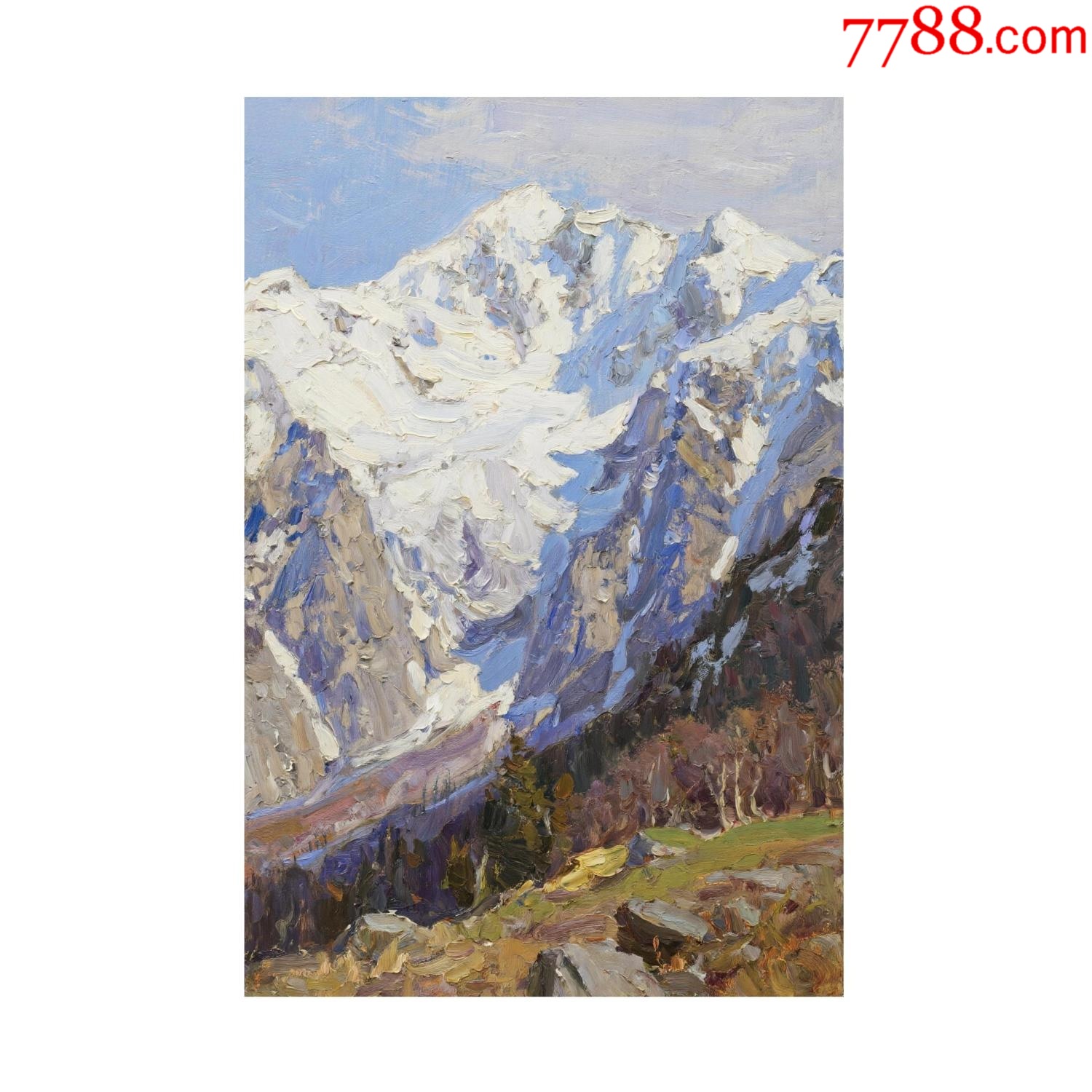 風(fēng)景油畫原創(chuàng)作品_價(jià)格50元_第1張_