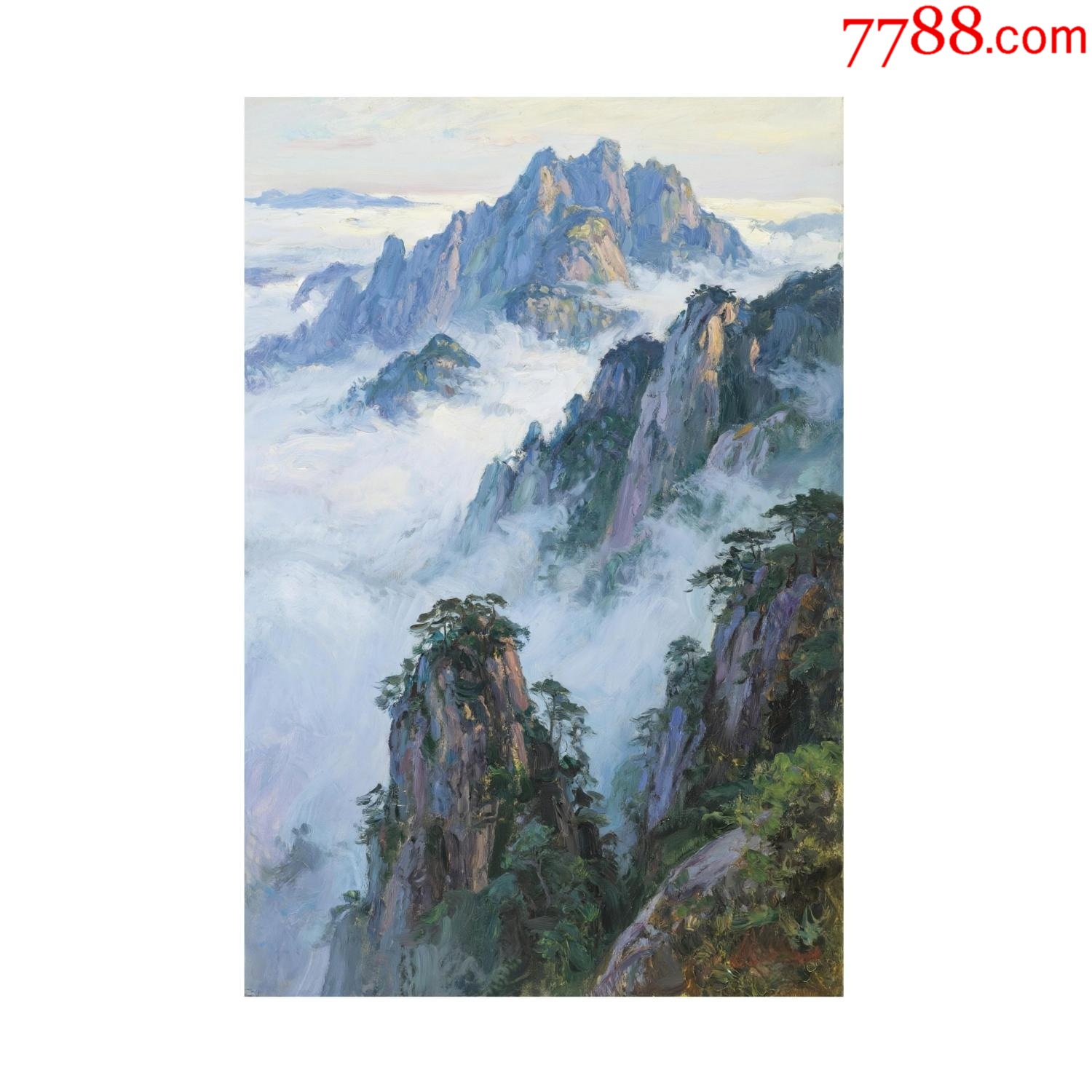 風(fēng)景油畫原創(chuàng)作品_價格50元_第1張_