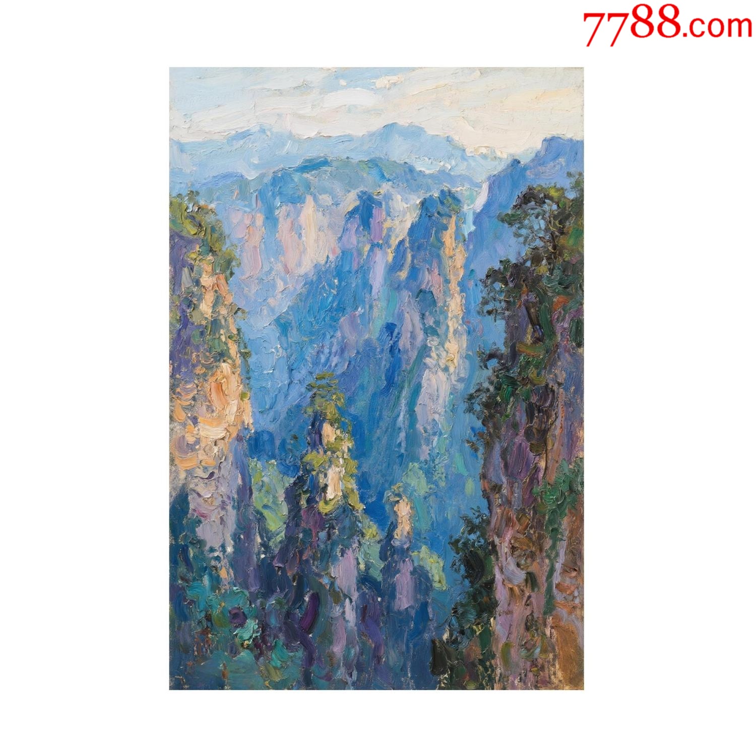 風(fēng)景油畫原創(chuàng)作品_價(jià)格50元_第1張_