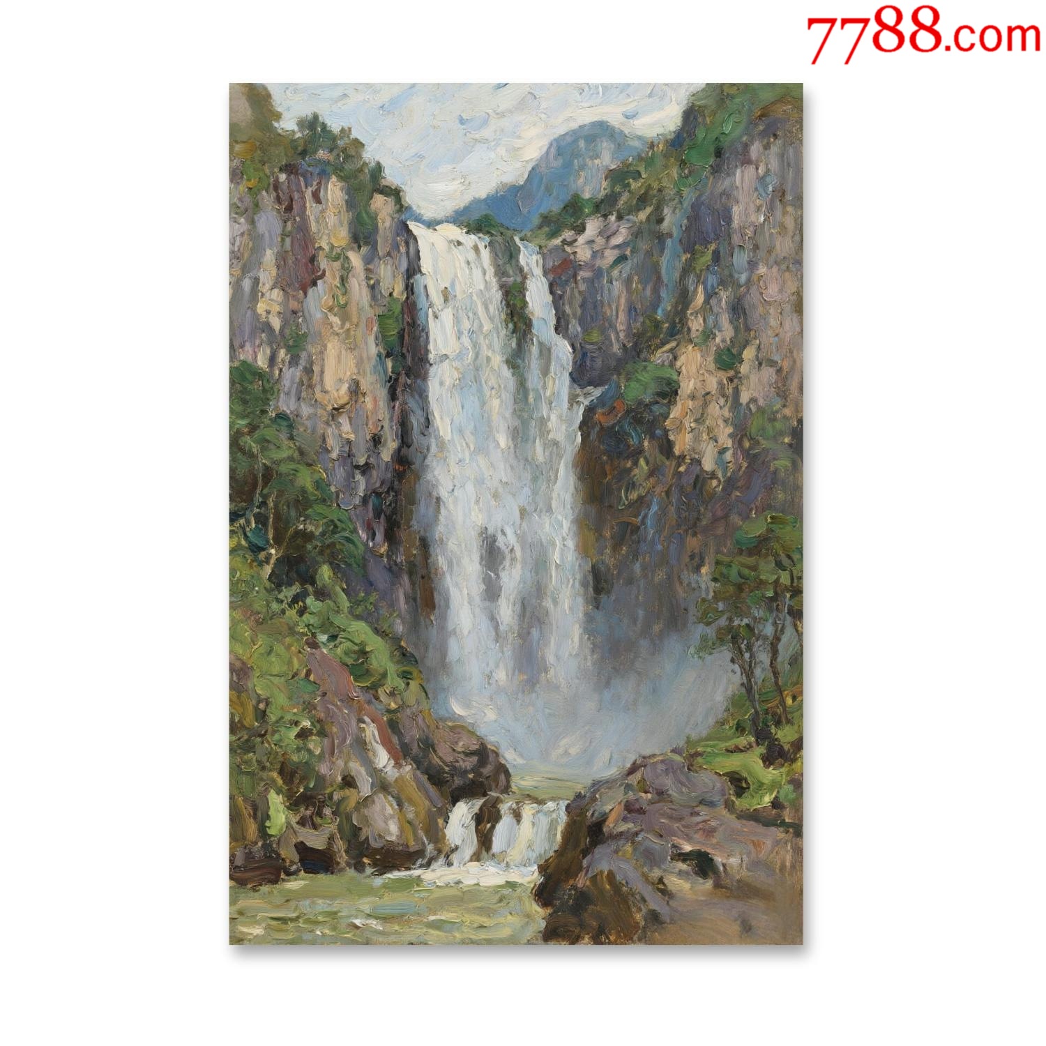 風(fēng)景油畫原創(chuàng)作品_價(jià)格50元_第1張_
