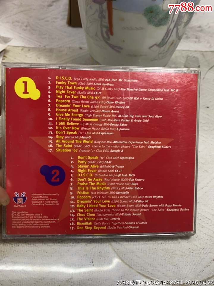 熱門DJ舞曲。2CD。93/9新。_價格130元【一線音樂搬運工】_第2張_