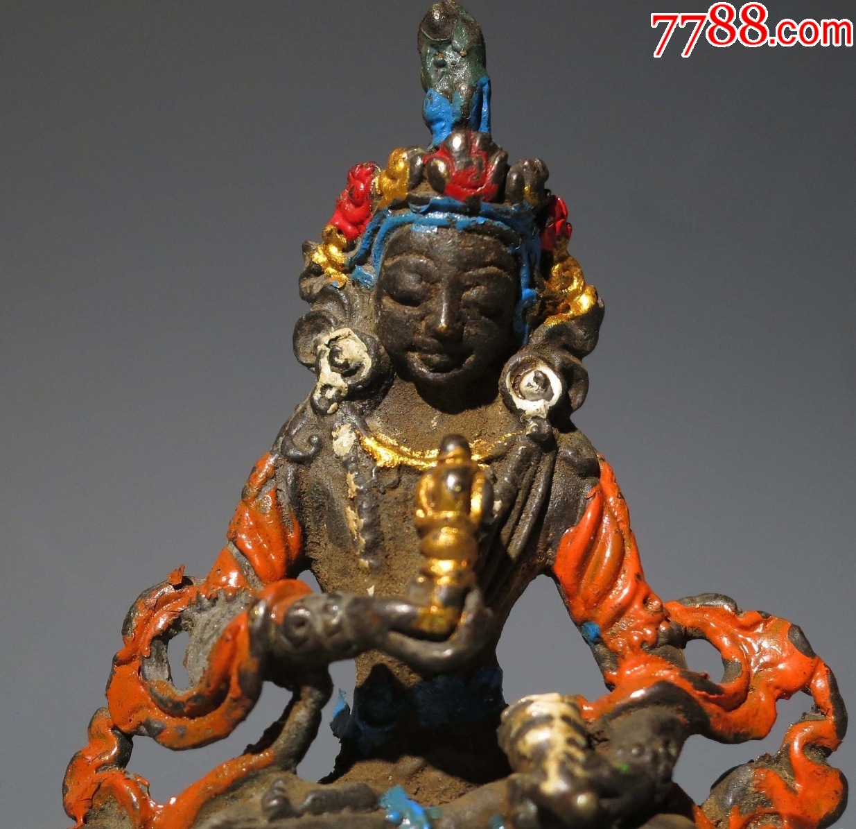 彩塑：金剛菩薩銅造像（聞德評級：85分）_價格378元【優(yōu)品好店】_第5張_