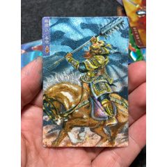 小浣熊水滸卡軟閃廣小秦明（藍(lán)色）