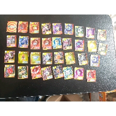 早期冷門卡之王數(shù)碼寶貝小卡34張