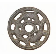 遼金：三魚鏤空花錢！