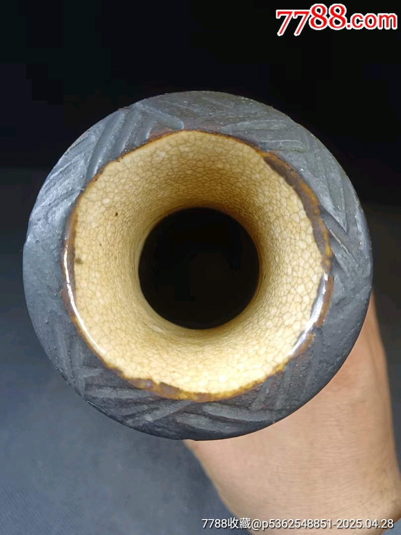 晚清哥釉成化年制寄托款五彩刀馬旦人物螭龍雙耳瓶尺寸高度25.5厘米_價(jià)格969元_第6張_