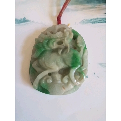 清代糯冰飄花麒麟